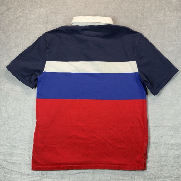 Polo Ralph Lauren‎ Polo Boys XL 18-20 Blue Red Striped Yellow Big Pony Preppy - Picture 3 of 7